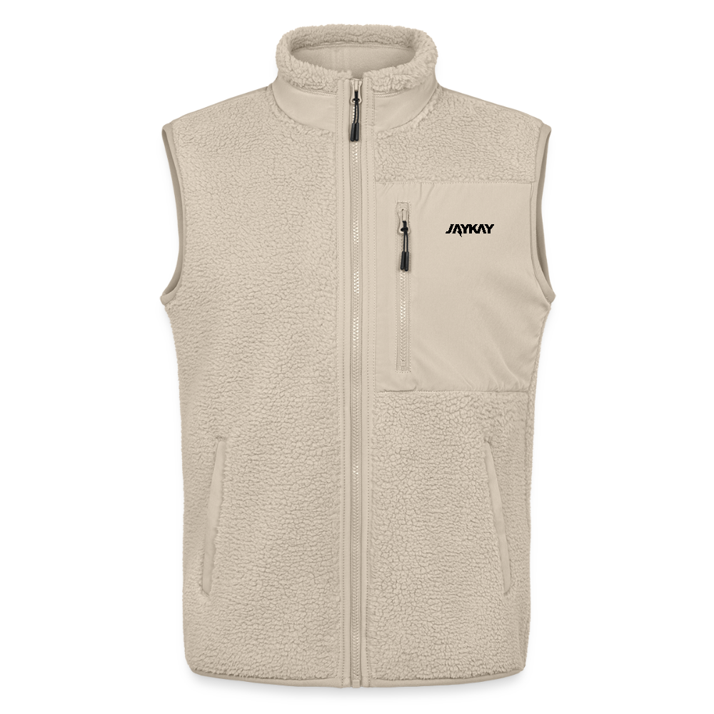 JAYKAY MEDIUM FIT Unisex Sherpa-Weste von Stanley/Stella - Beige