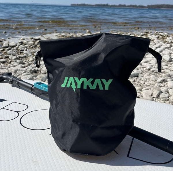 Drybag von JAYKAY Schwarz Türkis